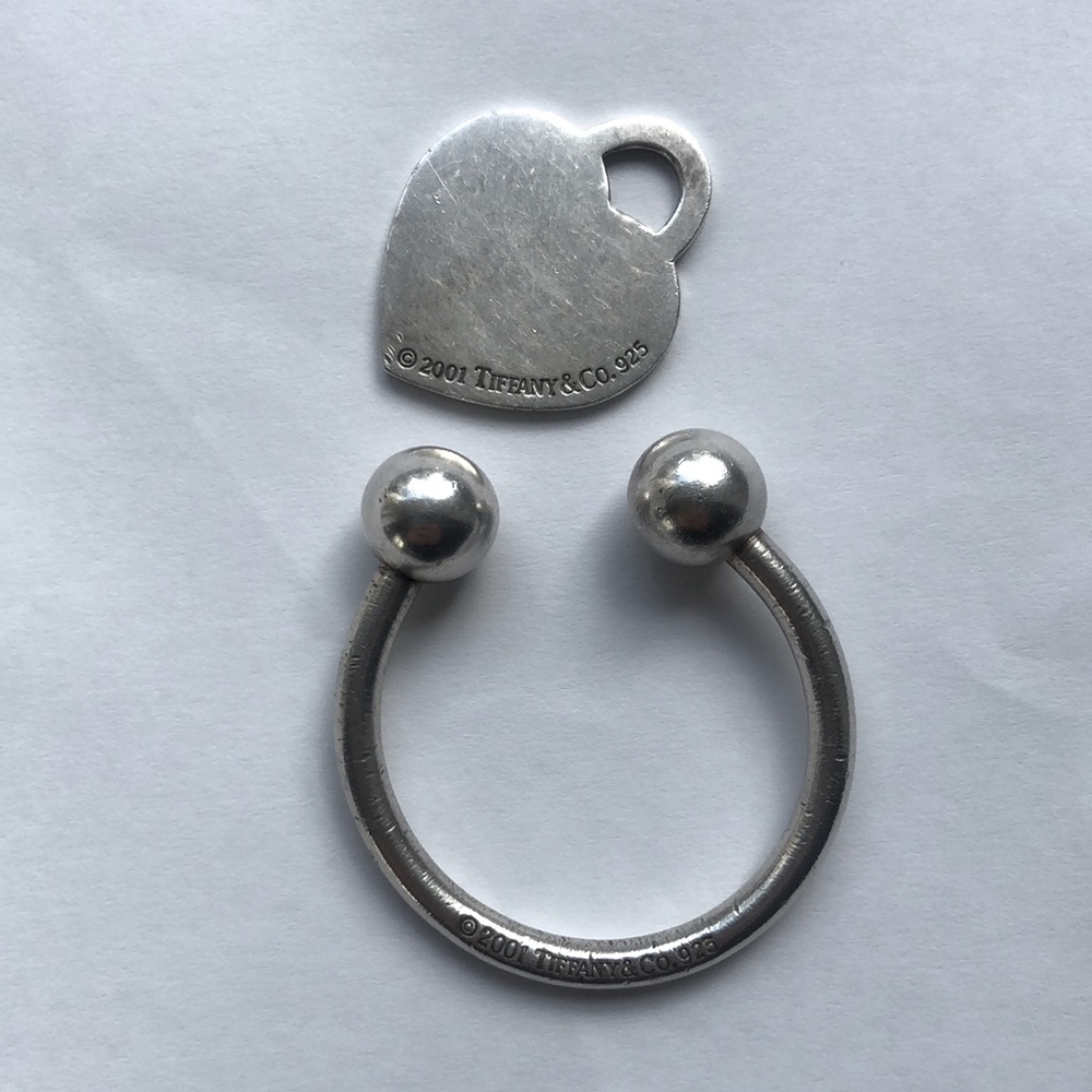 Tiffany & Co. - Heart Tag Key ring circa 2001